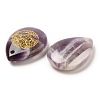 Natural Amethyst Drop Pendants G-C158-01L-2