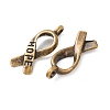 Awareness Ribbon Hope Tibetan Style Alloy Pendants TIBEP-R344-11AB-FF-3