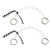 Plastic Beads Phone Case Beaded Chain AJEW-CJ00006-1