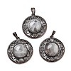 Natural Quartz Crystal Pendants G-Q158-03A-R03-1