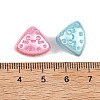 Opaque ABS Imitation Pearl Beads MACR-K361-33-3