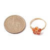 4Pcs 4 Styles Natural Mixed Gemstone Star Finger Rings GG-CJA9F5-G-3