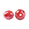 Electroplate Glass Beads EGLA-X0006-01F-8mm-2