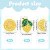 8Pcs Polyester Clothing Patches PATC-MA0001-39-2
