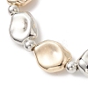 3Pcs CCB Plastic Nuggets Beaded Stretch Bracelets for Women Men BJEW-JB13303-4