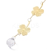 Faceted Glass Sun Catcher Pendant Decorations LS-AJEW-A037-06G-2
