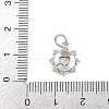 Brass Micro Pave Cubic Zirconia Pendants KK-A269-52P-3
