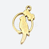 Alloy Tropical Parrot Pendants EA10187Y-3