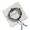 Star Handmade Porcelain & Cotton Cord Beaded Charm Bracelets FS-WGEFA71-01-4