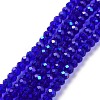 Electroplate Glass Beads Strands EGLA-A034-T2mm-L16-1