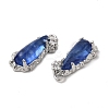 Brass Micro Pave Cubic Zirconia Pendants KK-C028-12P-04-2