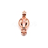 Alloy Bead Cage Pendants FIND-WH0097-32RG-1