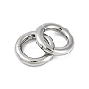 Round Ring 316 Surgical Stainless Steel Hoop Nose Rings EJEW-G416-19D-AS-4