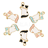 30Pcs 3 Colors Alloy Enamel Pendants PALLOY-CJ0002-04-1
