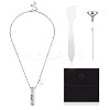 1Pc Word 304 Stainless Steel Column Urn Ashes Necklace DIY-TA0010-07D-2