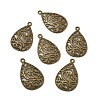 Tibetan Style Alloy Filigree Teardrop Pendants LS-X-TIBEP-Q041-042AB-NR-4