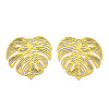 Spray Painted 430 Stainless Steel Filigree Pendants STAS-TAC0018-26C-3