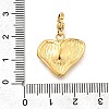 Heart 304 Stainless Steel Pendant Decorations STAS-R159-41G-03-3