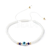 Adjustable Nylon Thread Braided Bead Bracelets Set BJEW-JB06440-11