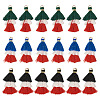 30Pcs 3 Styles Polycotton(Polyester Cotton) Tassel Pendant Decorations FIND-TA0009-07-2