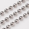 Tarnish Resistant 304 Stainless Steel Ball Chains LS-CHS-L015-45-1