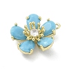 Brass Turquoise Pendants LS-KK-S514-03G-2