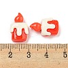 Christmas Theme Opaque Resin Decoden Cabochons CRES-B022-01D-3