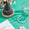 60Pcs 2 Colors Brass Pave Clear Cubic Zirconia Charms KK-WR0001-53-4