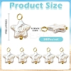10Pcs Natural Nucleated Baroque Keshi Pearl Pendants PALLOY-YW00106-3