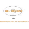 304 Stainless Steel Dapped Chains CHS-CJC0001-04G-2