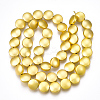 Electroplate Non-magnetic Synthetic Hematite Beads Strands G-T061-185G-2