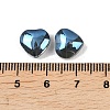 Electroplate Glass Bead LS-EGLA-H102-08W-3