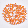 2-Hole Opaque Glass Seed Beads SEED-S023-28B-03-1