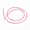 Cherry Quartz Glass Beads Strands G-F600-01-2
