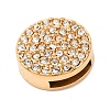 304 Stainless Steel Rhinestone Slide Charms STAS-P421-04B-G-2