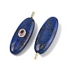 Dyed Natural Lapis Lazuli Pendants G-D357-02F-2