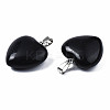 Natural Obsidian Pendants X-G-N0325-12A-4