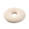 Natural Lava Rock Disc Big Pendants G-M203-12-2
