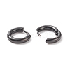 304 Stainless Steel Huggie Hoop Earrings EJEW-O087-09D-EB-01-1