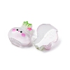 Opaque Ten kinds of Resin Vegetable Cabochons CRES-R459-01A-2