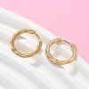 304 Stainless Steel Twist Hoop Earrings for Women EJEW-A130-02C-G-5