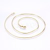304 Stainless Steel Snake Chain Necklaces MAK-L015-03D-2