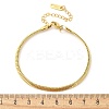 304 Stainless Steel Snake Chain Bracelets for Women LS-BJEW-U019-04G-02-5