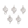 Alloy Cross Connector Charms PALLOY-JF04057-1