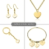 50Pcs 10 Styles 201 Stainless Steel Charms STAS-CJ0002-23-6