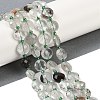 Natural Green Lodolite Quartz/Garden Quartz Beads Strands G-B094-A19-01-1