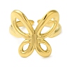 Butterfly 304 Stainless Steel Open Cuff Rings for Women LS-RJEW-Z043-01I-2