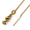 Ion Plaing(IP) 304 Stainless Ball Chain Necklaces NJEW-Q003-05G-2