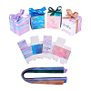 40Sets 4 Color Square Fold Paper Candy Boxes CON-MB0001-17-2