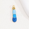 Alloy Enamel Pendants ENAM-S023-01G-I-1